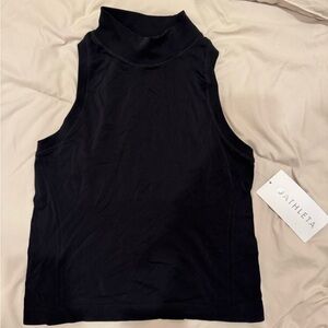 ATHLETA NWT Momentum Seamless Mock Neck Tank